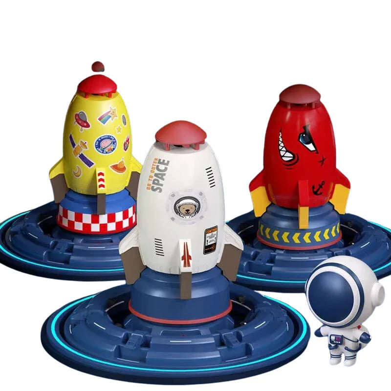 Brinquedo de Foguete Jato de Água Divertido e Fácil de Montar