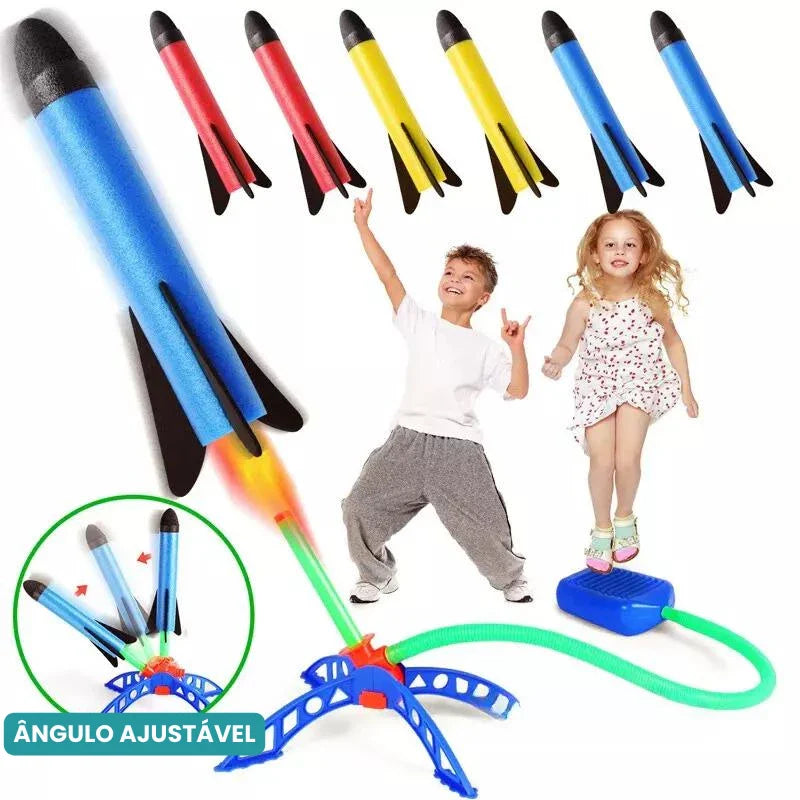 Brinquedo Educativo Foguete Kit de Jogo ao Ar Livre Divertido para Crianças