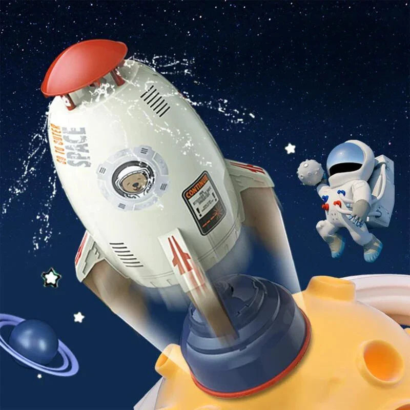 Brinquedo de Foguete Jato de Água Divertido e Fácil de Montar