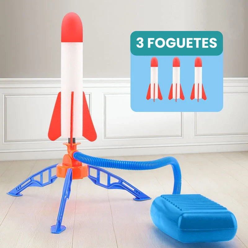 Brinquedo Educativo Foguete Kit de Jogo ao Ar Livre Divertido para Crianças