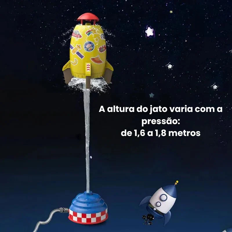 Brinquedo de Foguete Jato de Água Divertido e Fácil de Montar
