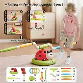 Brinquedo Educativo Joaninha Multifuncional Desenvolvimento Criativo