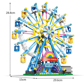 Blocos de Montar Roda-Gigante Iluminada para Crianças