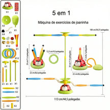 Brinquedo Educativo Joaninha Multifuncional Desenvolvimento Criativo
