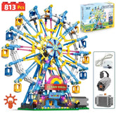 Blocos de Montar Roda-Gigante Iluminada para Crianças
