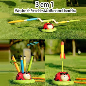 Brinquedo Educativo Joaninha Multifuncional Desenvolvimento Criativo